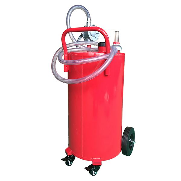 35加仑 手摇加油泵/燃油转换器 红色 JGC35-R-45