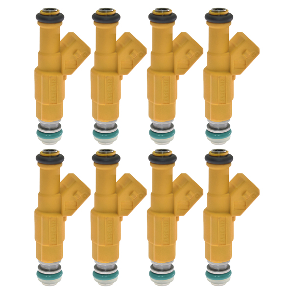 喷油嘴8Pcs Fuel Injectors Fits For Jeep Cherokee 4.0L EV1 4-hole 0280155710 0280155700-2