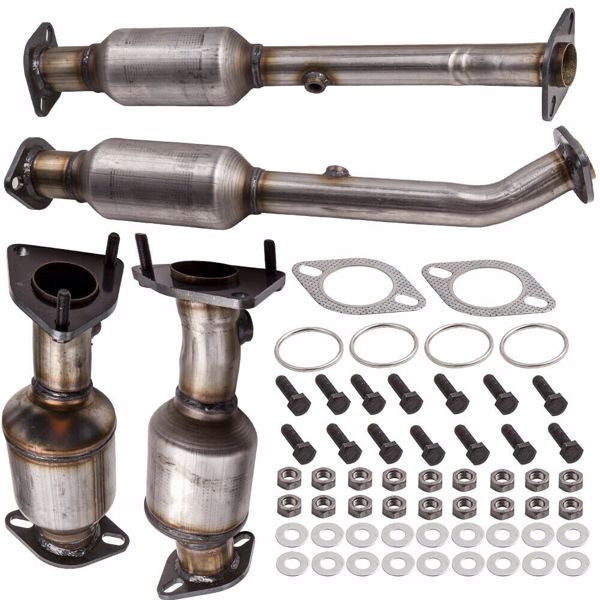 催化转化器 4Pcs Catalytic Converter Set 16399 16400 16468 16467 for Nissan Frontier Pathfinder Xterra NV1500 NV2500 NV3500 Suzuki Equator 4.0L-1