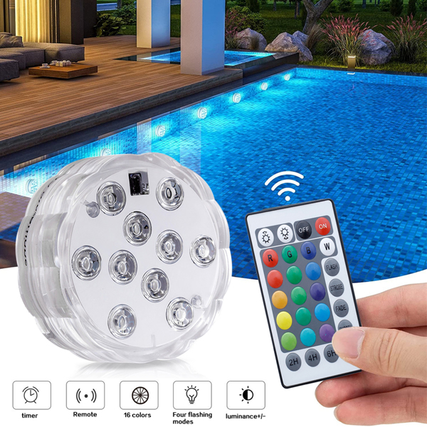 游泳池RGB灯 搭配28键遥控器卖 单个-8