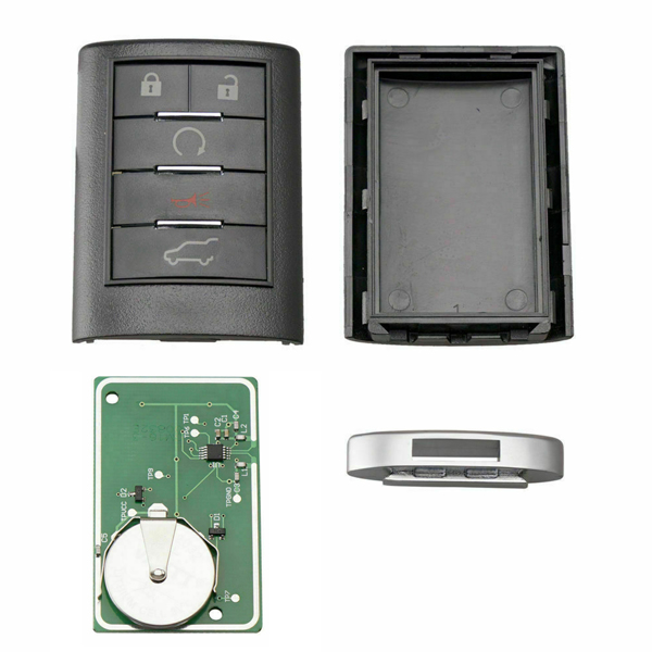 (带电)适用于凯迪拉克5键汽车钥匙 无胚 FCCID:OUC6000066 315频率 5键-6