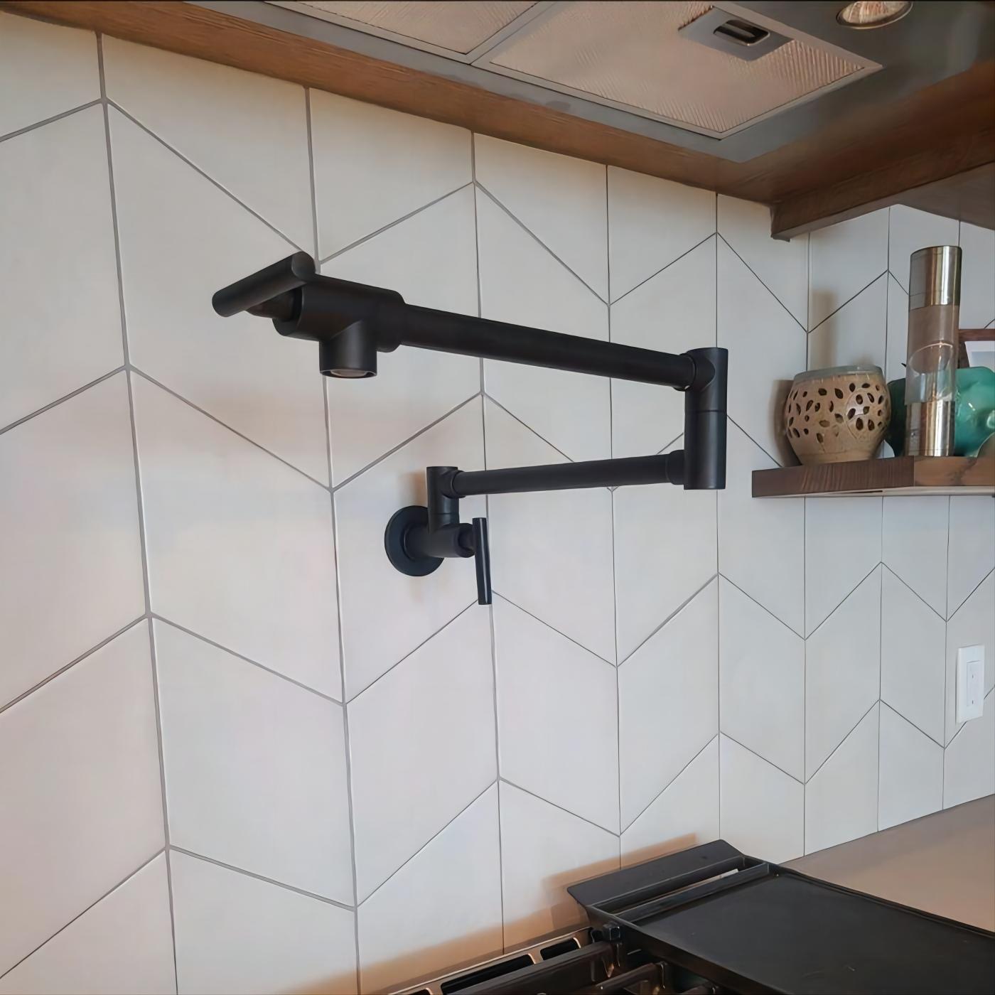 无接触厨房水龙头自动运动传感器，带4种模式下拉式喷雾器的厨房水槽 