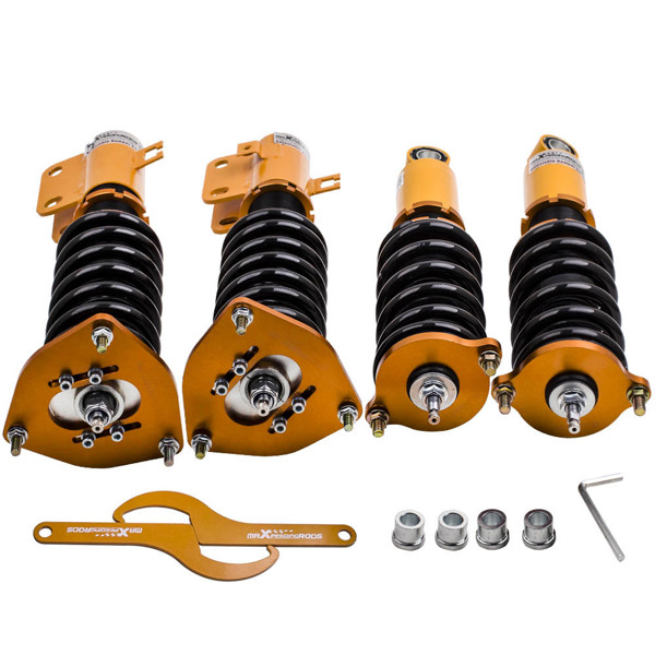 减震总成24 Ways Adjustable Damper Coilover Kit for Subaru Legacy GT Sedan 1998-2004-1