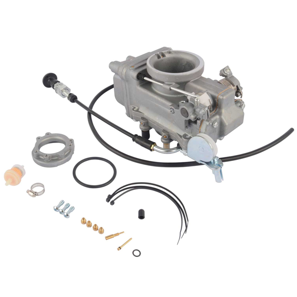 化油器 Carburetor For HSR45 45mm Harley-Davidson EVO Twin Cam With Choke Cable CNC Filter-4