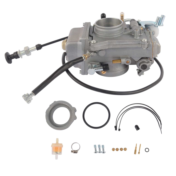 化油器 Carburetor For HSR45 45mm Harley-Davidson EVO Twin Cam With Choke Cable CNC Filter-3