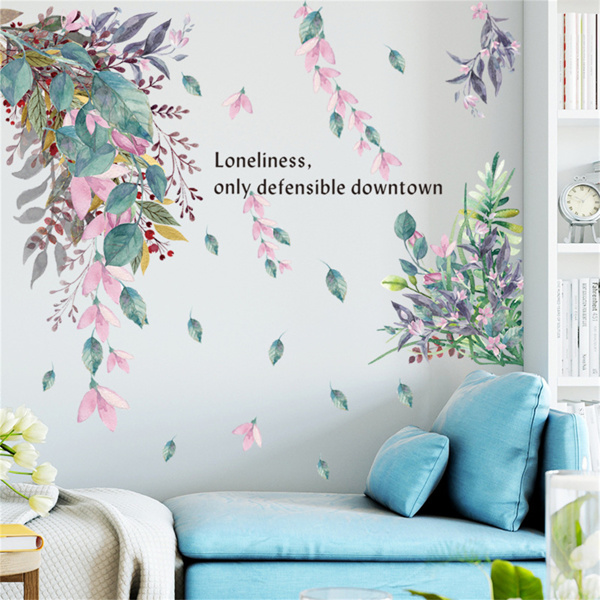 客厅沙发景创意墙贴防水且颜色明艳两面图案可以贴在卧室-3