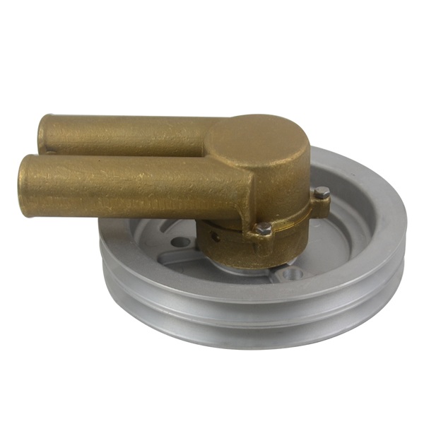 水泵 Water Pump Double V Belt Pulley for Volvo Penta 4.3GL 5.0GL 5.7GL Engines-5