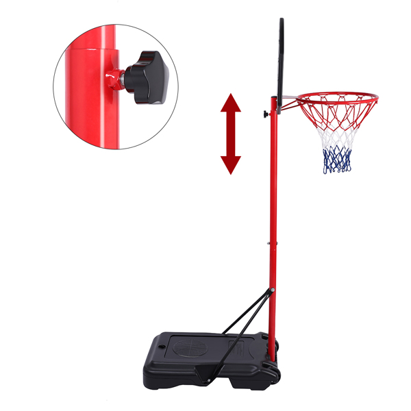 【XY】XY-BS218A 便携式可移动青少年篮球架（篮筐调节高度1.6m-2.18m）-4