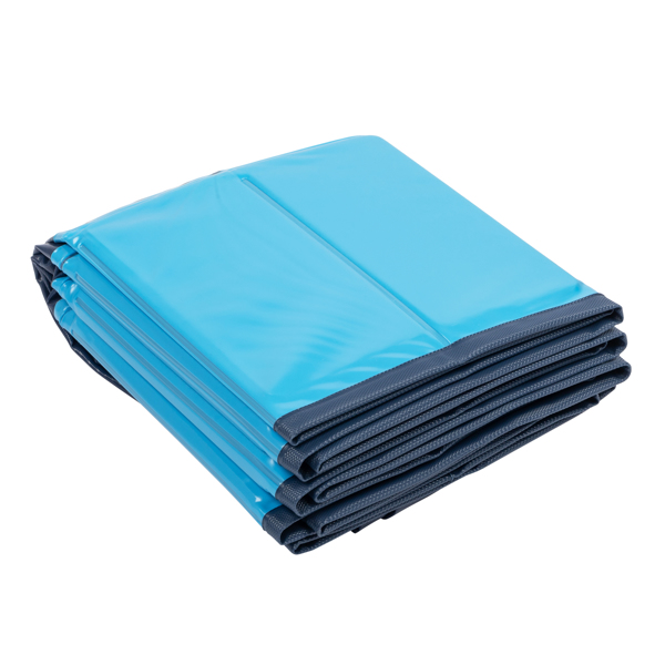 160*160*30cm 可折叠 折叠泳池 蓝色 PVC MDF板 N001-8