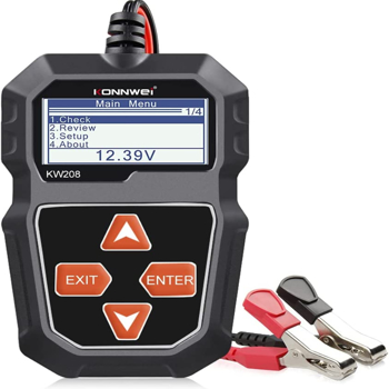 KONNWEI KW208汽车蓄电池电瓶电阻检测仪(Color:电瓶电阻检测仪)