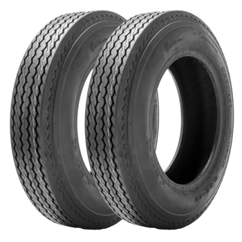 （禁售Amazon Walmart平台）Set Of 2 5.30-12 Trailer Tires 6Ply 拖车胎轮胎