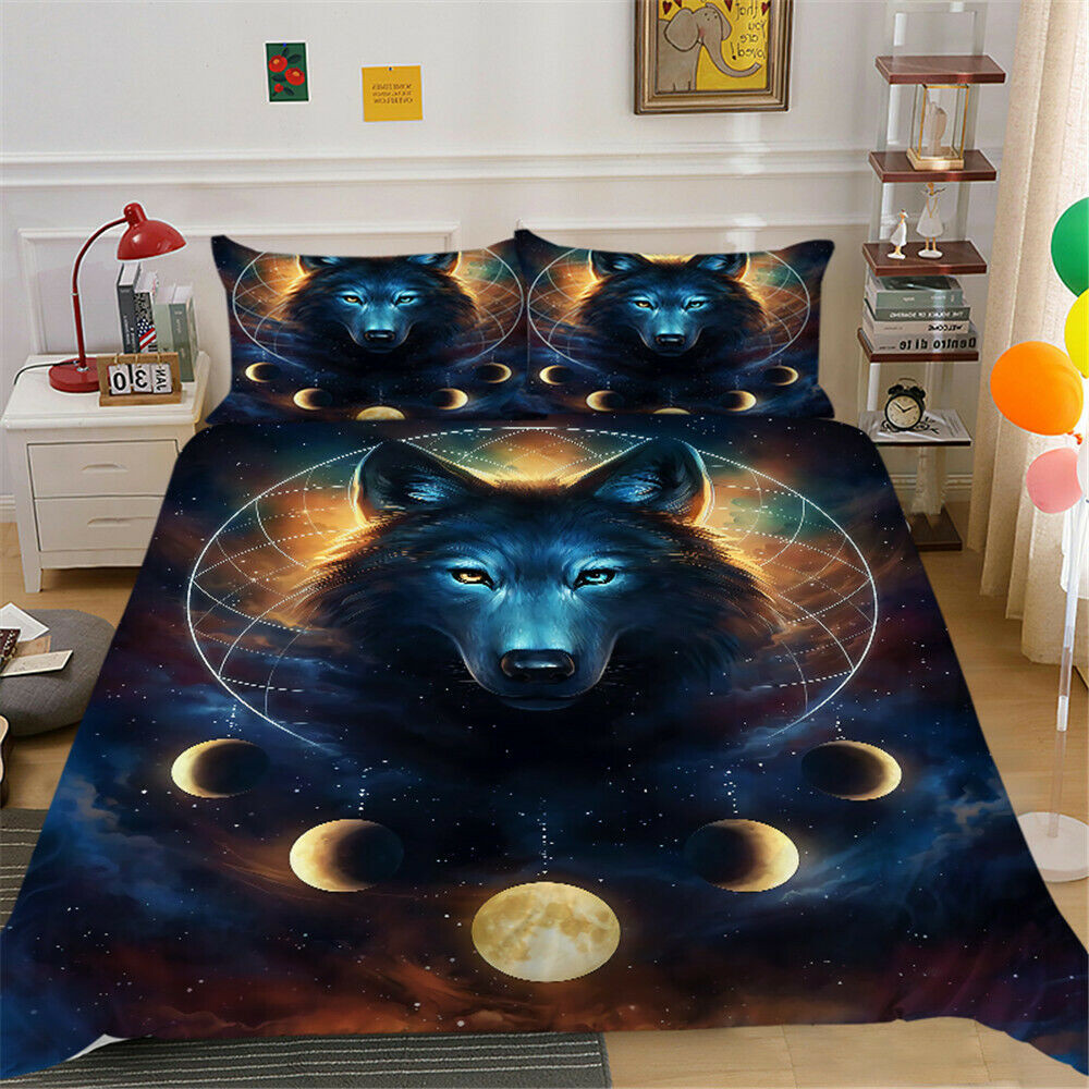 Duvet Covers Fashionable Bedding Cover Suit Home Textiles Sunwolf Printed Unique Design Quilt Covers Full