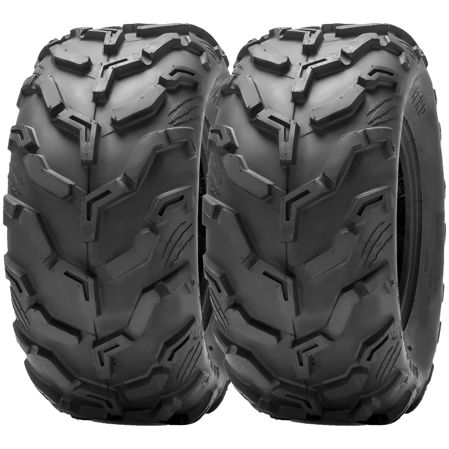 Set 2 25x10-12 ATV UTV Tires 6Ply Heavy Duty All Terrain 25x10x12 Replacement Tires