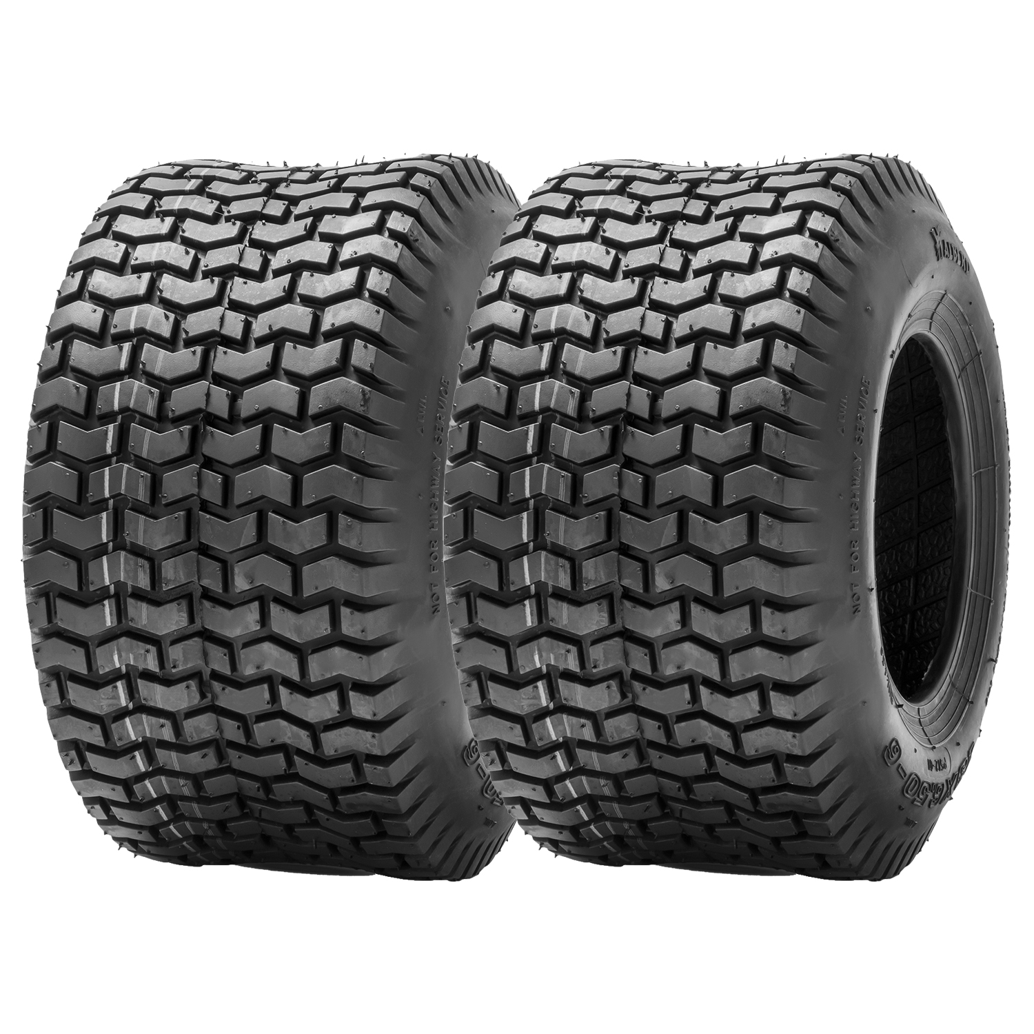 Set Of 2 13x6.50-6 Lawn Mower Tires 4Ply 13x6.50x6 Tubeless Tires 13x6.5-6