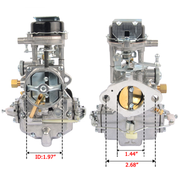 化油器 1100 Carburetor for 1963-1969 Ford Mustang Falcon Comet 6 cyl 170 200 CID