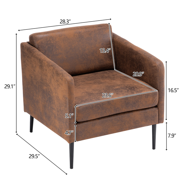 铁脚 木架 74*71*74cm 橙色烫金布 室内圈椅 N101-10