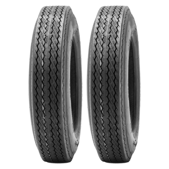 （禁售Amazon Walmart平台）Set Of 2 4.80-12 Trailer Tires 6Ply 拖车胎轮胎