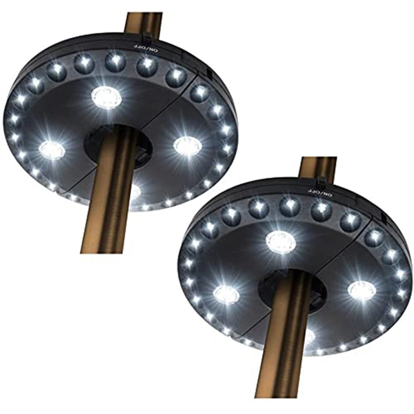 2件多功能户外帐篷灯24+4LED伞灯-1