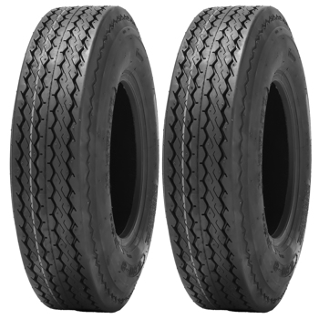 （禁售Amazon Walmart平台）Set Of 2 4.80-8 Trailer Tires 6Ply 拖车胎轮胎
