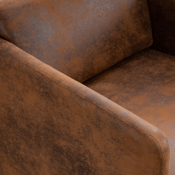 铁脚 木架 74*71*74cm 橙色烫金布 室内圈椅 N101-36