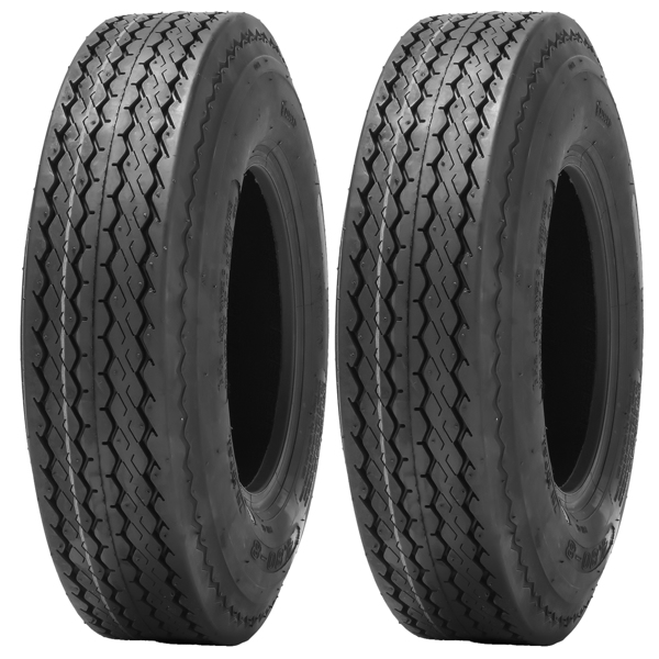 （禁售Amazon Walmart平台）Set Of 2 4.80-8 Trailer Tires 6Ply 拖车胎轮胎-1