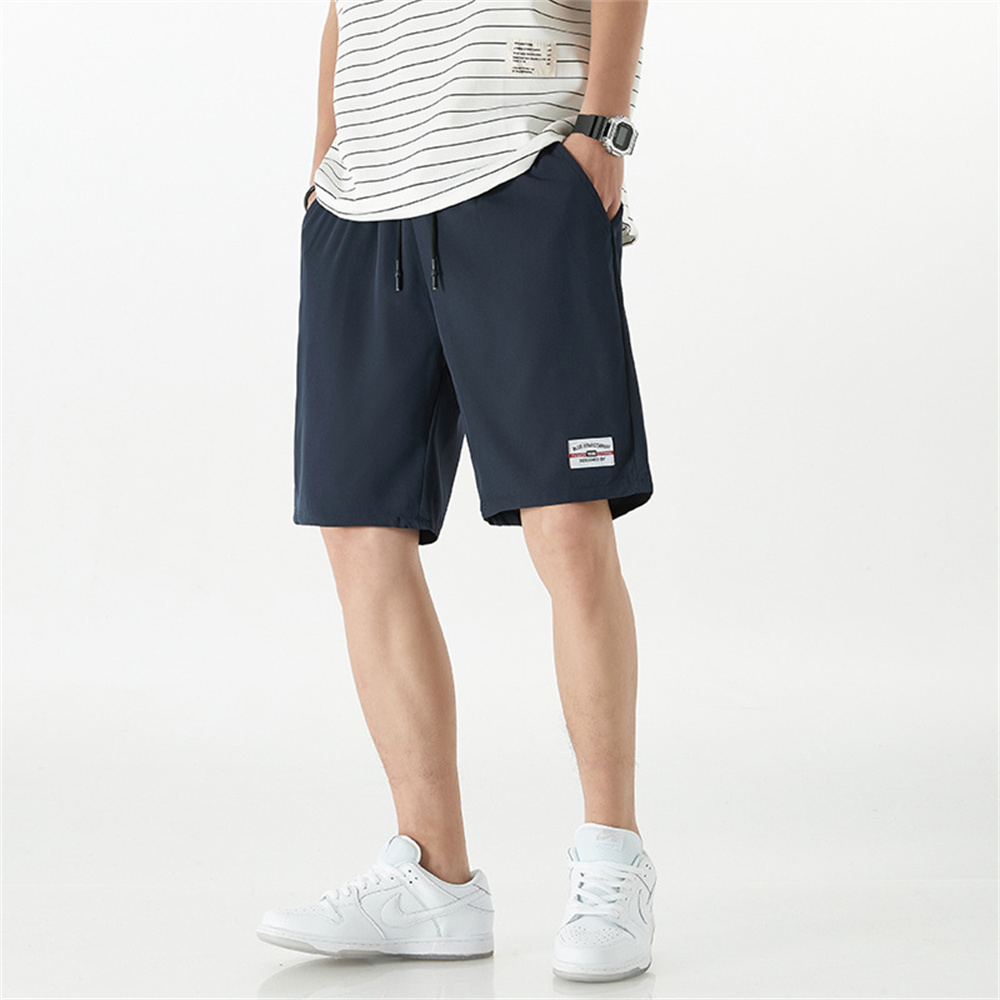 Summer New Designer 100% Polyester Shorts Custom Logo Men Casual Sports Loose Short Trousers