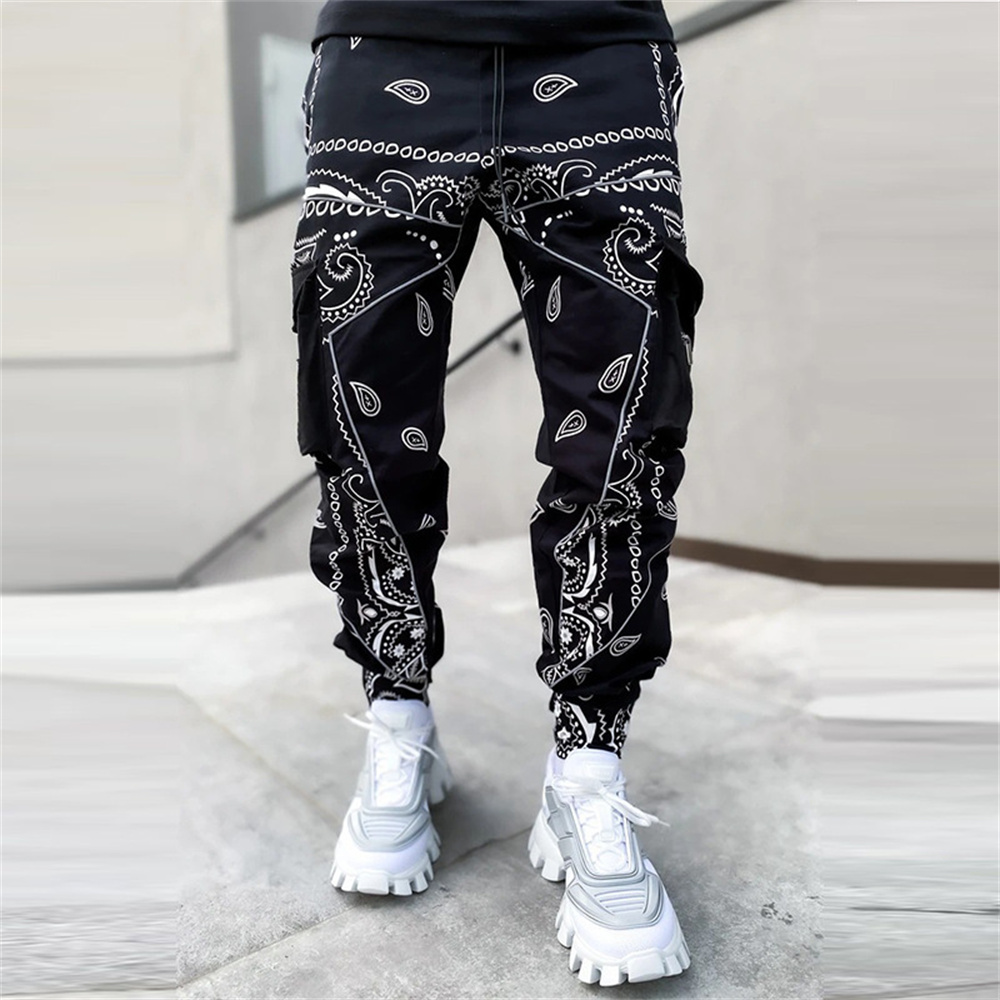 Fashion Cargo Track Pants Over Print Streetwear Joggers Mens New Streetwear Men's Wholesale New All Pants Baggy Pants