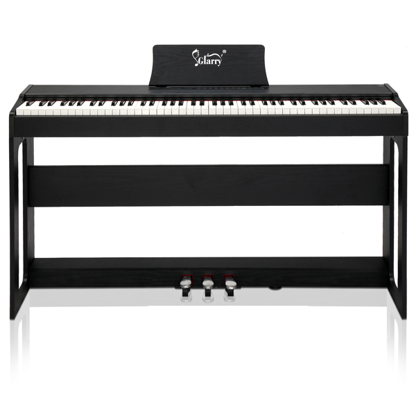 【AM不售卖】Glarry GDP-104/A-815 不带琴凳重锤键盘 无盖 黑色 电钢琴-1