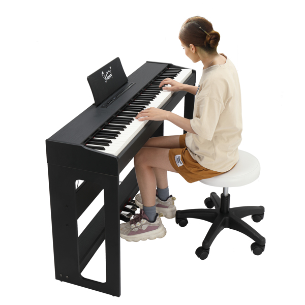 【AM不售卖】Glarry GDP-104/A-815 不带琴凳重锤键盘 无盖 黑色 电钢琴-12