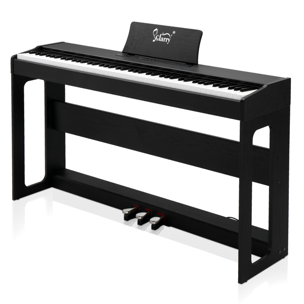 【AM不售卖】Glarry GDP-104/A-815 不带琴凳重锤键盘 无盖 黑色 电钢琴-2