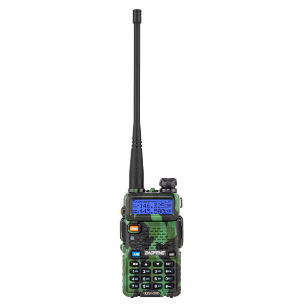美规 BF-UV5R 5W 1500mAh 模拟对讲机 迷彩色双频分体充加耳机 成人-23