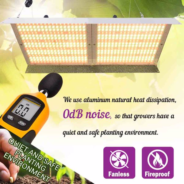 4000W LED植物灯板 全光谱温室植物生长灯补光灯 灯板防水纳米涂层-8