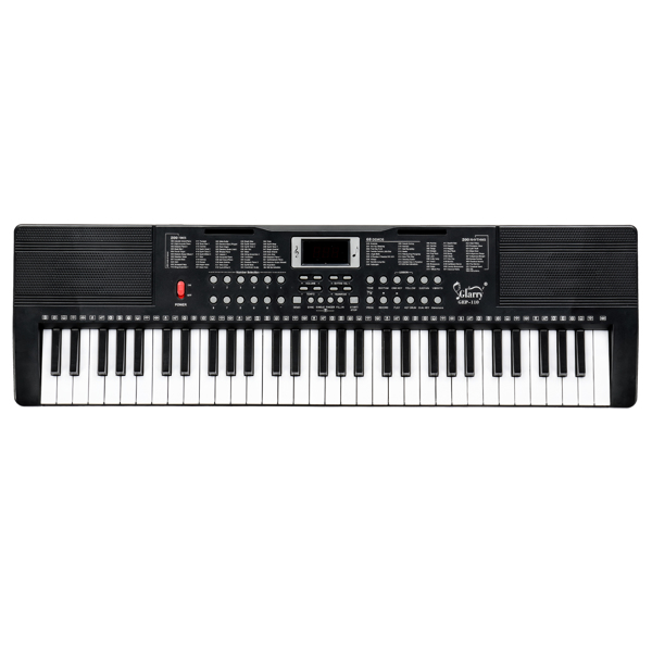 【AM不售卖】Glarry GEP-110（BD-663） 61键 电子琴+支架+琴凳套装 黑色-15