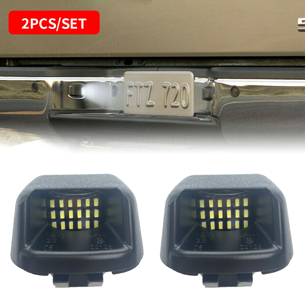 2Pcs 18 LED License Plate Light Lamp For Nissan Navara D40 Frontier 2006-2019 US