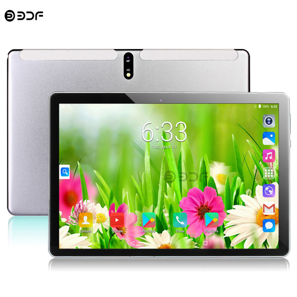 新款10英寸原装3G手机Android 9.0 2GB RAM四核3G移动笔记本电脑平板电脑10.1英寸Tablette 32GB ROM 金色 美规-3