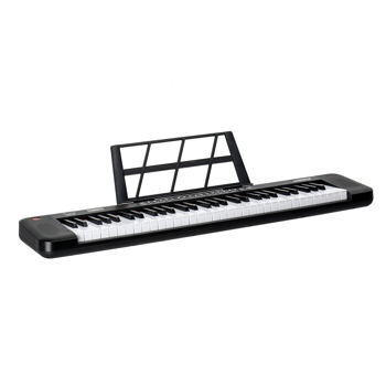【AM不售卖】Glarry GEP-109（BD-667D） 61键带亮灯跟弹 电子琴+支架+琴凳套装 黑色