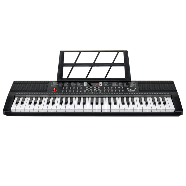 【AM不售卖】Glarry GEP-110（BD-663） 61键 电子琴+支架+琴凳套装 黑色-14