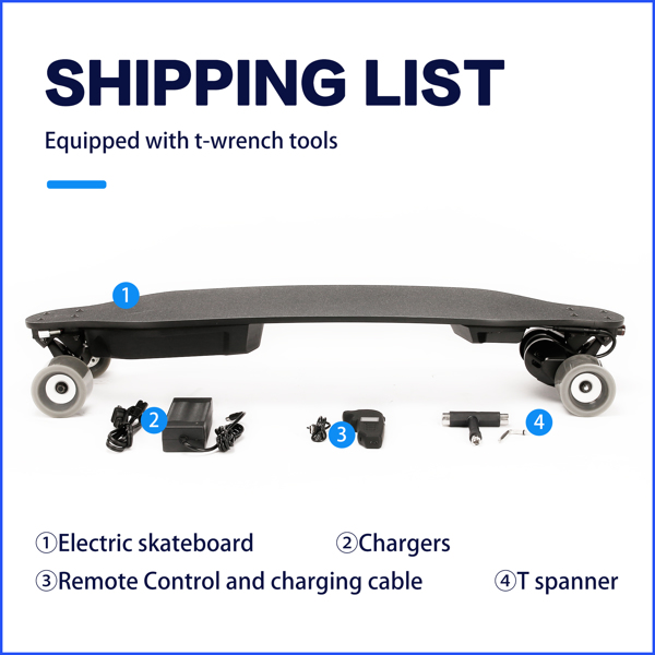 便宜的易学双驱皮带电机电动滑板可用于日常交通休闲约会电动长板-18