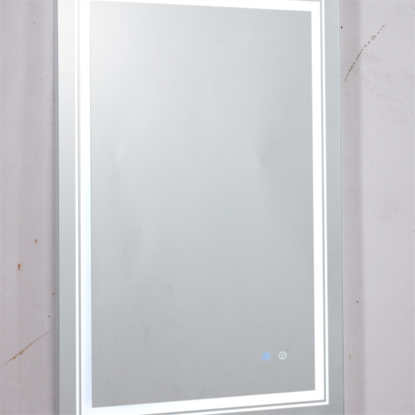 32英寸LED照明浴室壁挂式镜子，具有高流明+防雾单独控制+调光功能-7