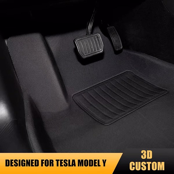 Floor Mats for Tesla Model Y 2021-2022 车用脚垫三件套