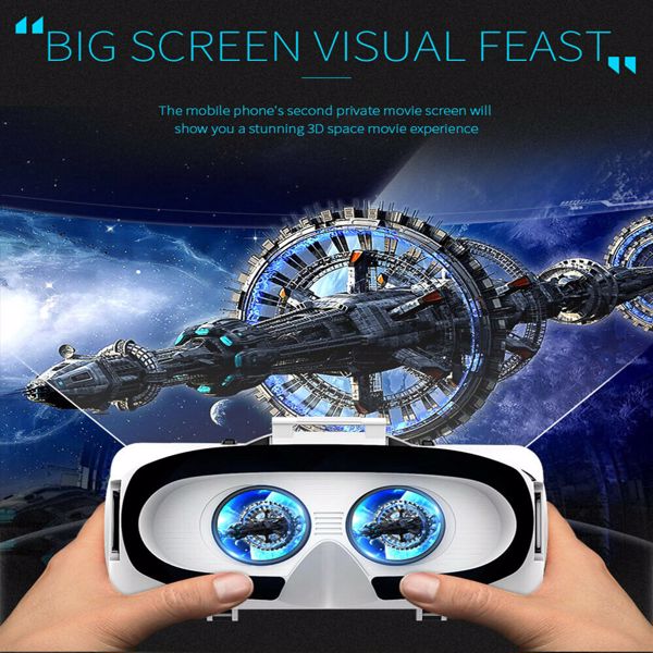 虚拟现实 VR 3d 眼镜带遥控 4.7-6" Android iOS iPhone 三星-8