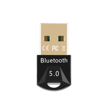 USB 5.0 蓝牙 适配器 接收器 无线蓝牙加密狗 高速发射器 无线USB适配器,适用于计算机 PC 笔记本电脑,跨境爆款