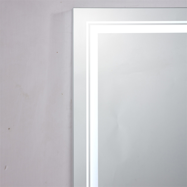 32英寸LED照明浴室壁挂式镜子，具有高流明+防雾单独控制+调光功能-14