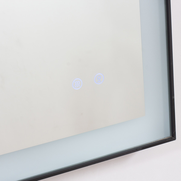 36英寸LED照明浴室壁挂镜，高流明+防雾单独控制-18