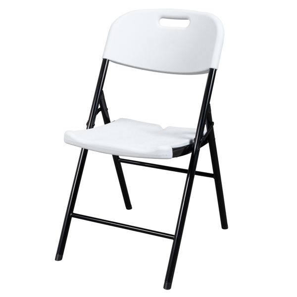 4pcs 47*54*84cm 白色 庭院塑料折叠椅 N001-2