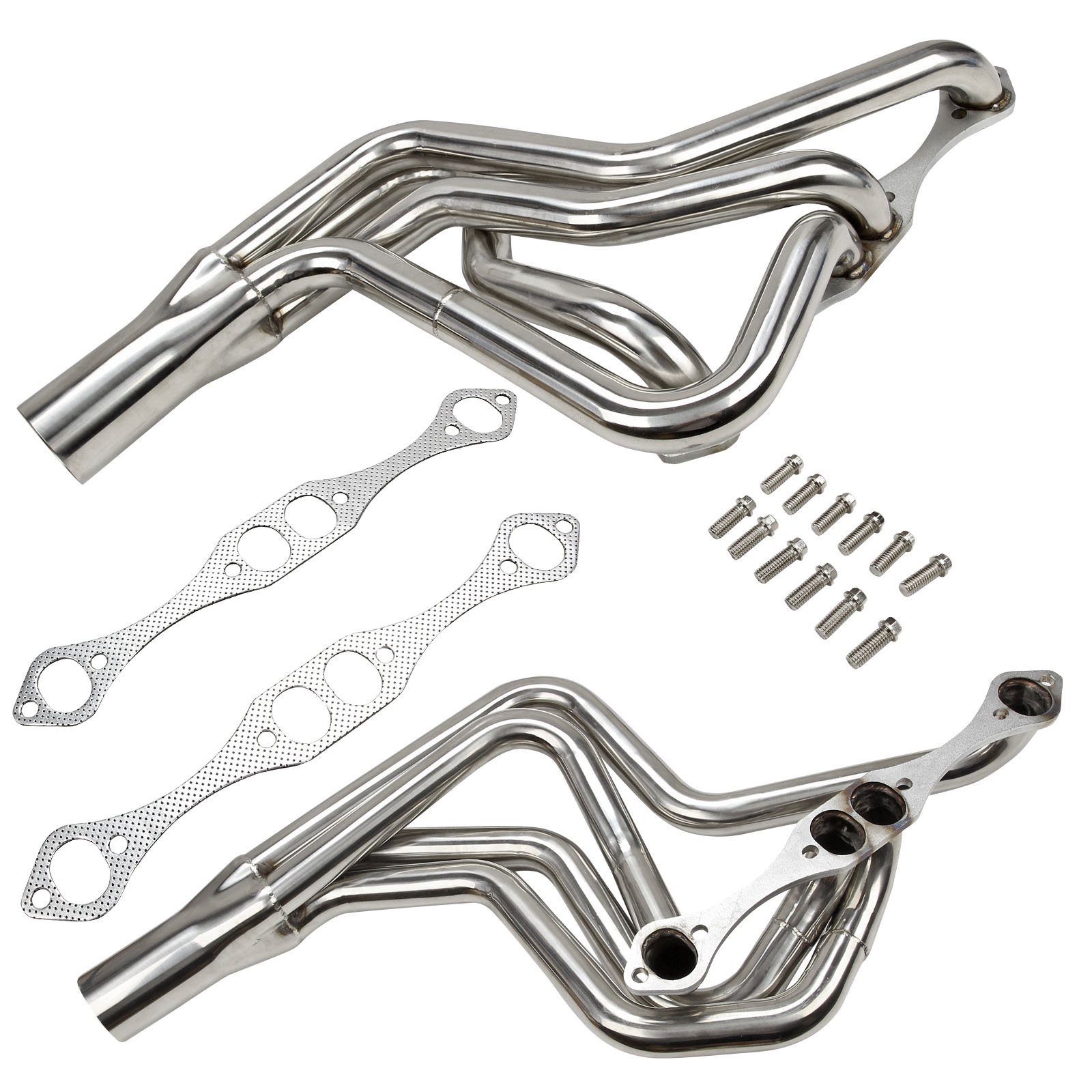 Small Block Chevy street stock headers for 1972-1987 Malibu, Monte Carlo, Grand Prix, Cutlass and Regal. Also fits a 1970-1981 Camaro      28166