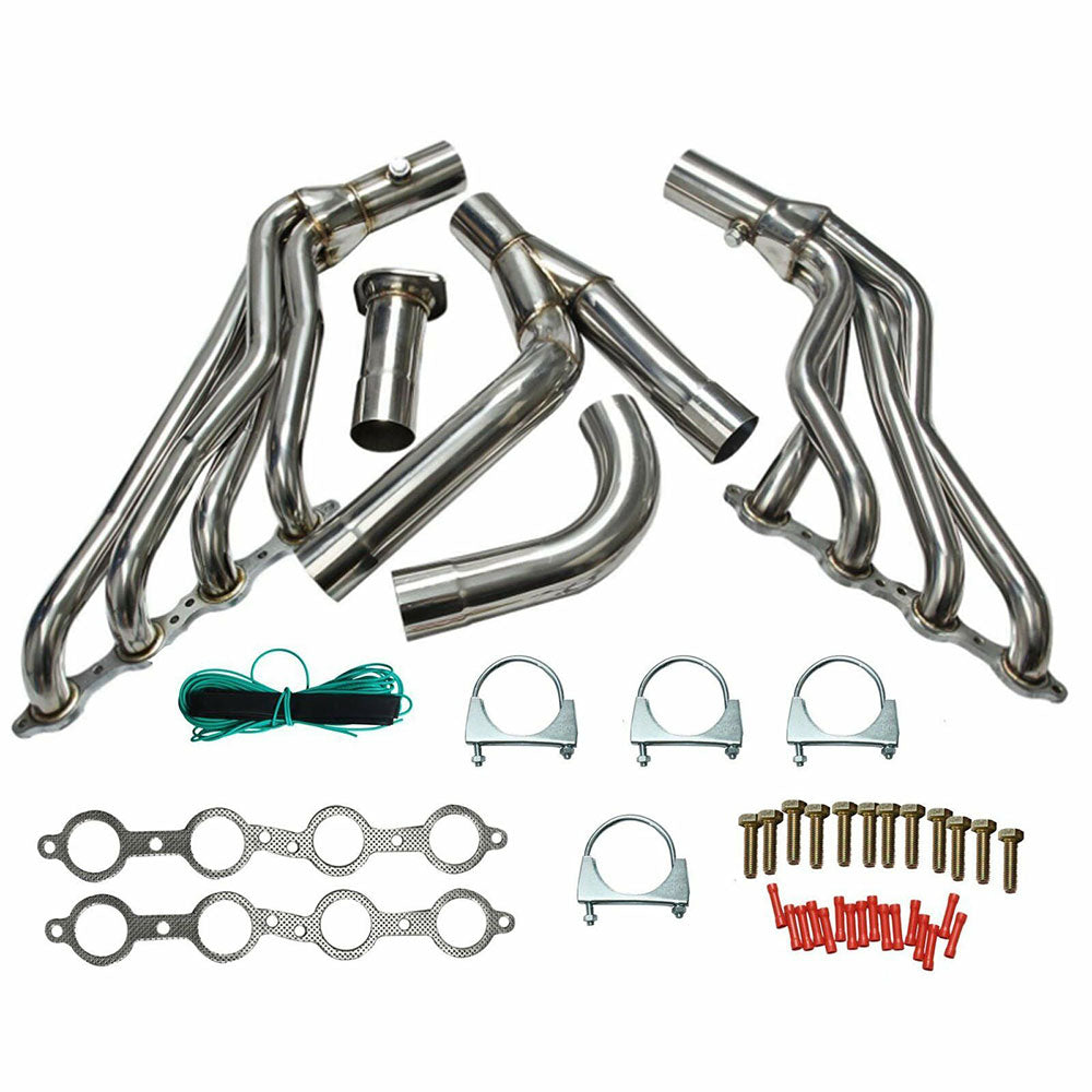 Exhaust Manifold Headers fit 99-06 CHEVY/GMC GMT800 SILVERADO/SIERRA 1500  4.8L 5.3L 6.0L CHEVY GMC   28917