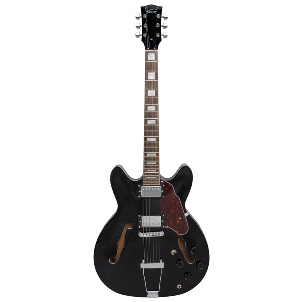 【AM不售卖】Glarry GIZ101 双线圈拾音器 黄酸枝指板 爵士电吉他 黑色 S101-1