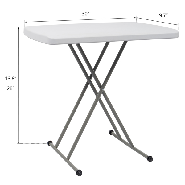 76*50*70.5cm 白色 可升降 庭院塑料桌 N001-10