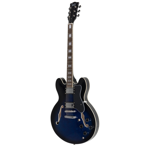 【AM不售卖】Glarry GGS101 双线圈拾音器 黄酸枝指板 爵士电吉他 化蓝色 S101-26